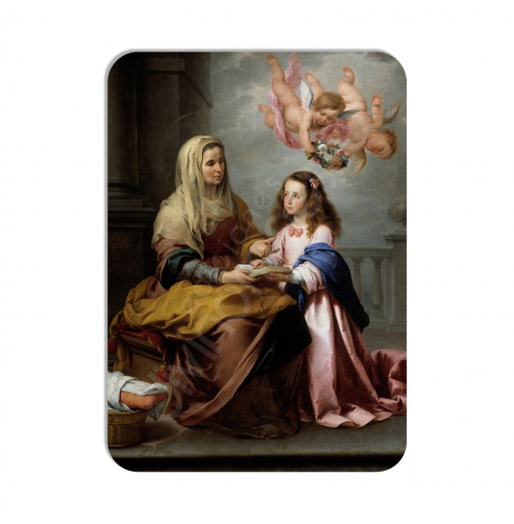 100 Calendarios de bolsillo - Santa Ana y la Virgen- Murillo