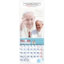 Calendario vertical de pared Papa Francisco "Dios no se cansa de perdonar..."