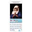 Calendario vertical de pared "La Oración de La Virgen" (Sassoferrato)