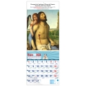 Calendario vertical de pared "Cristo sostenido por un ángel" (Antonello da Messina)