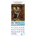 Calendario vertical de pared "Adoración Reyes Magos" (Roger van der Weyden)