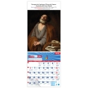 Calendario vertical de pared "Las Lágrimas de San Pedro" (José de Ribera)