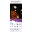 Calendario vertical de pared "Apostol Santiago" (José de Ribera)