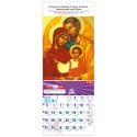 Calendario vertical de pared "La Sagrada Familia" (Icono)
