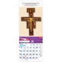 Calendario vertical de pared "Cristo de San Damián"