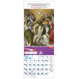 Calendario vertical de pared "Santísima Trinidad" (El Greco)